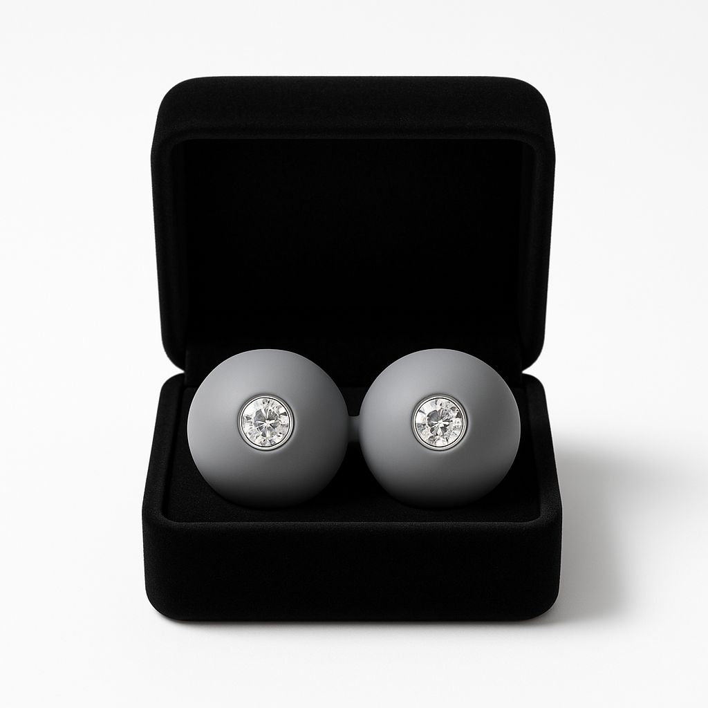 Swarovski Crystal Kegel Balls - detail view