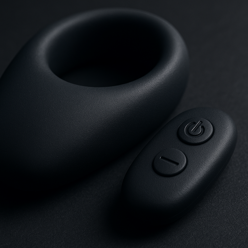 Remote Control Vibrating Couples Ring - detail view