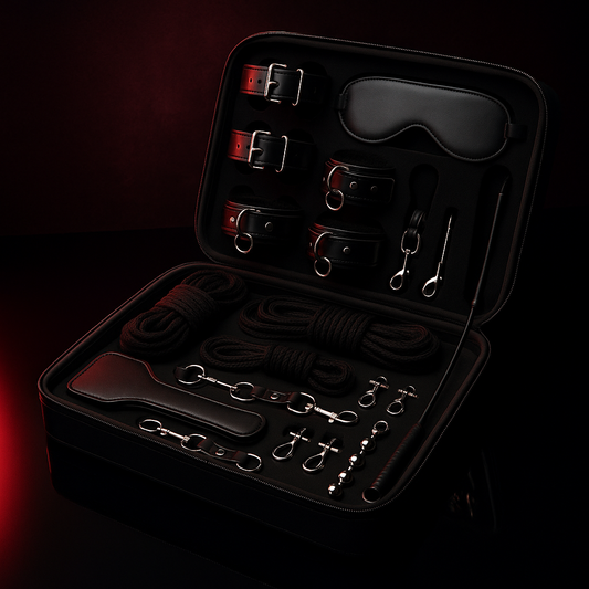 Bondage Leather Kit 23-Piece - premium bondage by Dark Fantasy