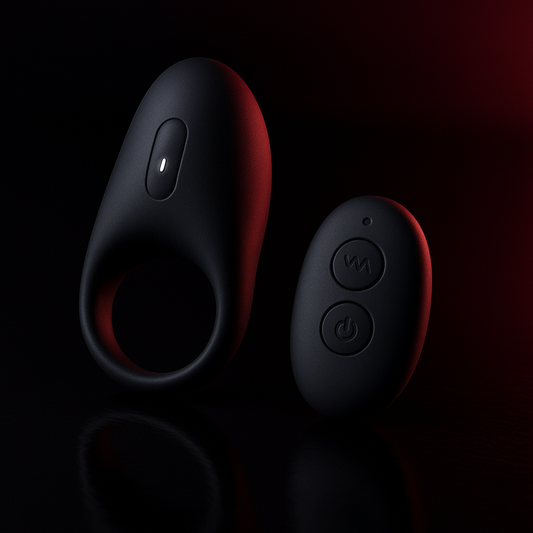 Remote Control Vibrating Couples Ring - intimate vibrator by Dark Fantasy