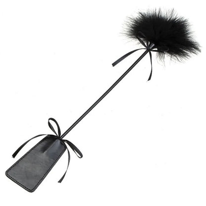 Feather & Leather Dual-End Teaser — Single Tickler
