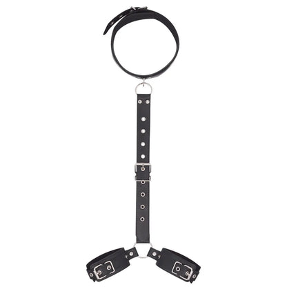 Midnight Leather Wrist Cuffs