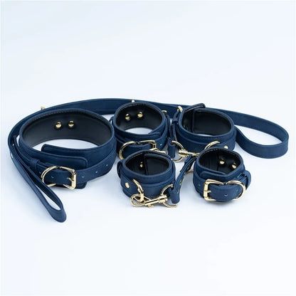Wrist & Thigh Bondage Cuffs Set — Adjustable Restraints
