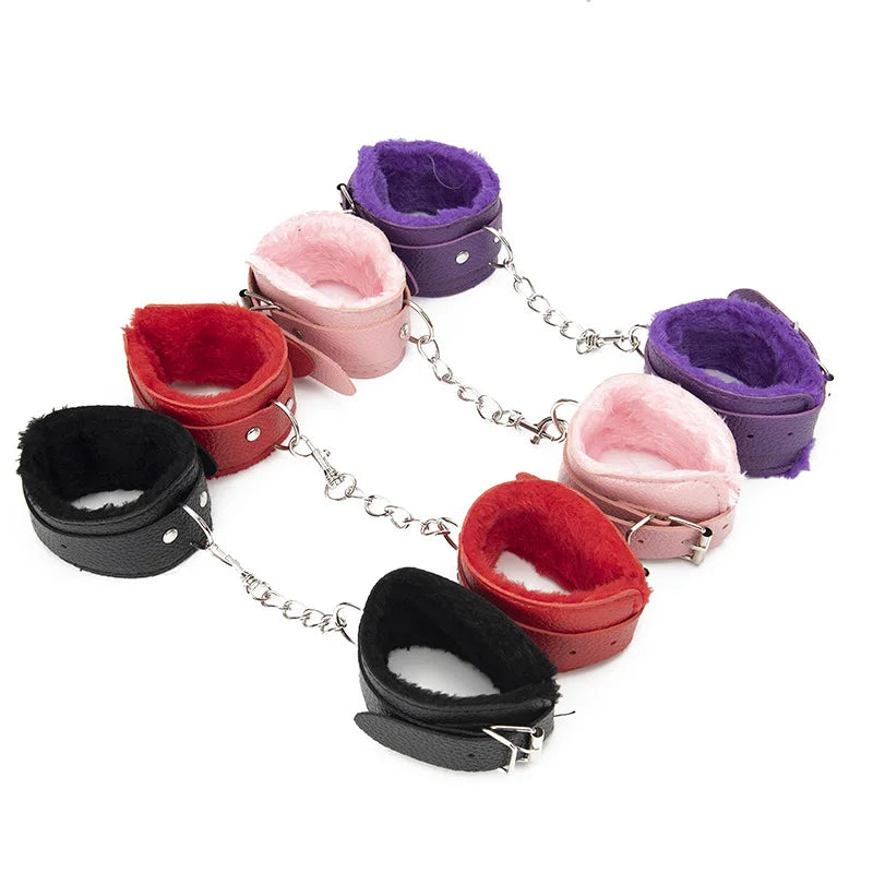 Obsidian Ankle Cuffs