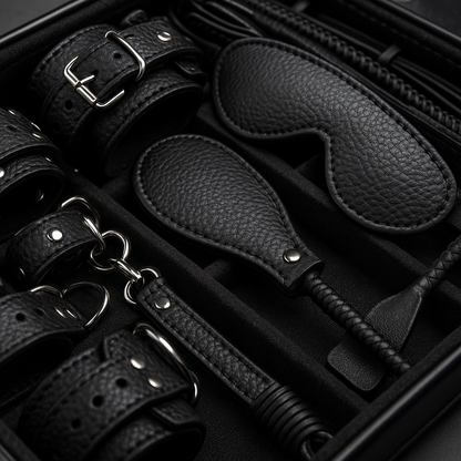 Bondage Leather Kit 23-Piece - detail view