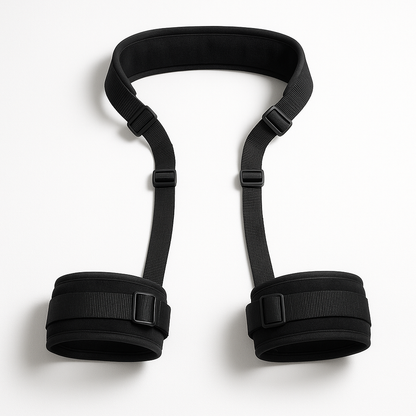 Adjustable Leg Straps BDSM Kit - side view