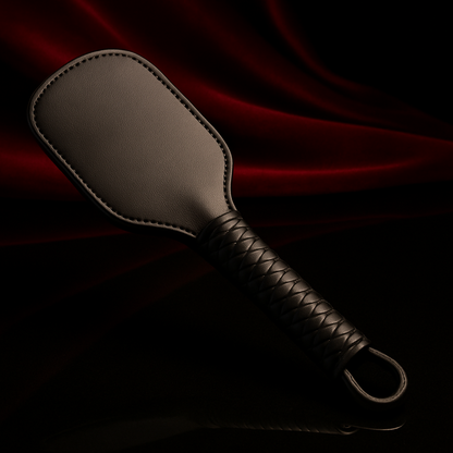 Noir Leather Paddle — Dark Fantasy