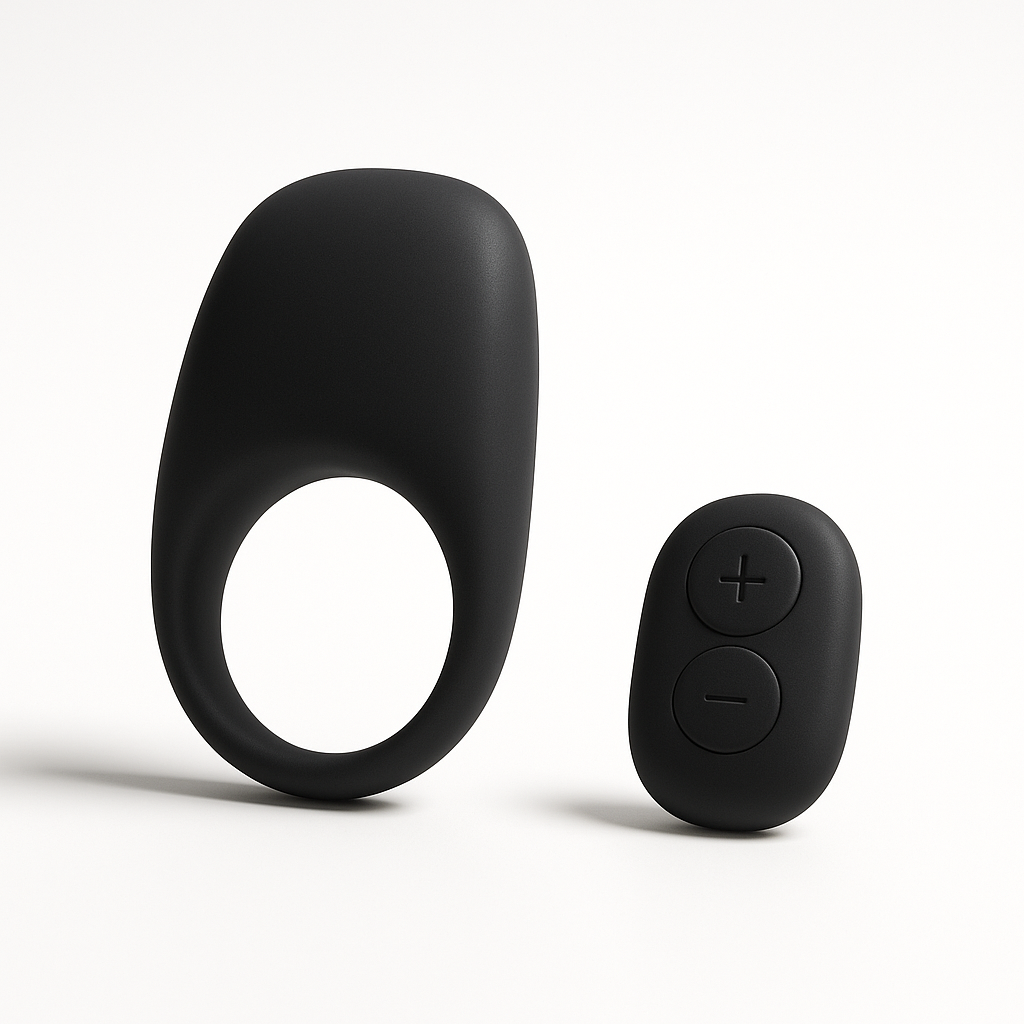 Remote Control Vibrating Couples Ring - side view