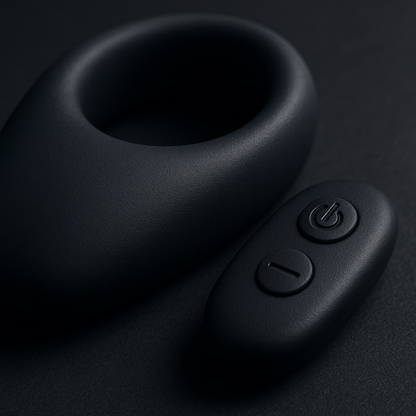Remote Control Vibrating Couples Ring - detail view