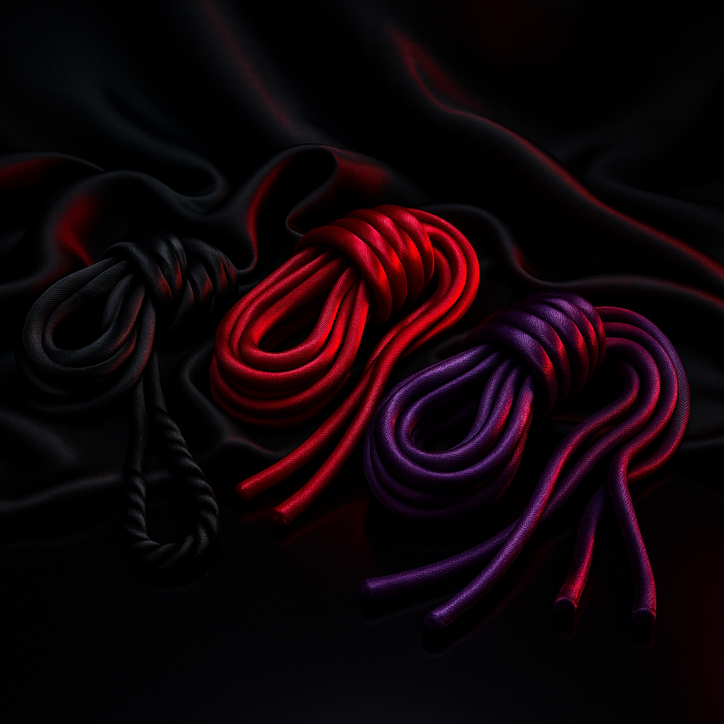Satin Restraint Rope Set - side view