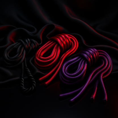 Satin Restraint Rope Set - side view