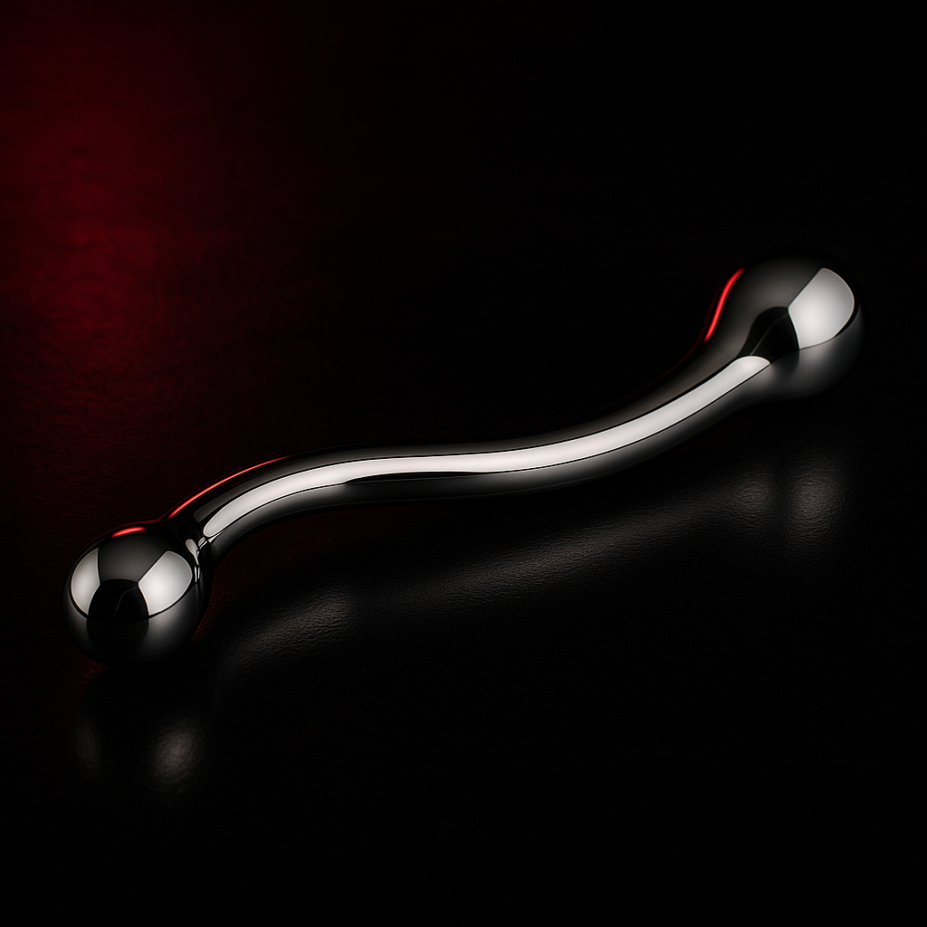Temperature Play Metal Wand - intimate vibrator by Dark Fantasy