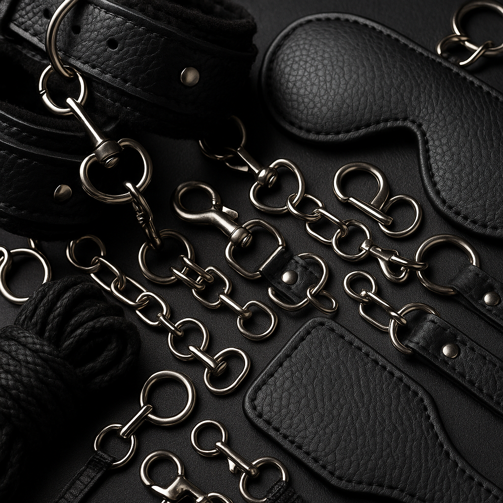 BDSM Bondage Kit 11-Piece - front view